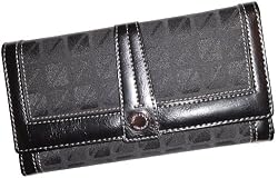 Nine & Co. by Nine West Checkbook Wallet Black/Black