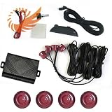 51DVrNA3huL. SL160  Car LED Display 4 Parking Sensor Reverse backup Radar Sound Alarm System Rotation orange