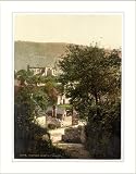 Abbey and village Tintern England, c. 1890s, (L) Library Image