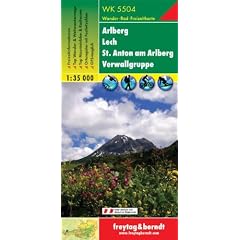 Freytag Berndt Wanderkarten, Arlberg - Lech - St. Anton - Verwallgruppe - Ma�stab 1:35 000