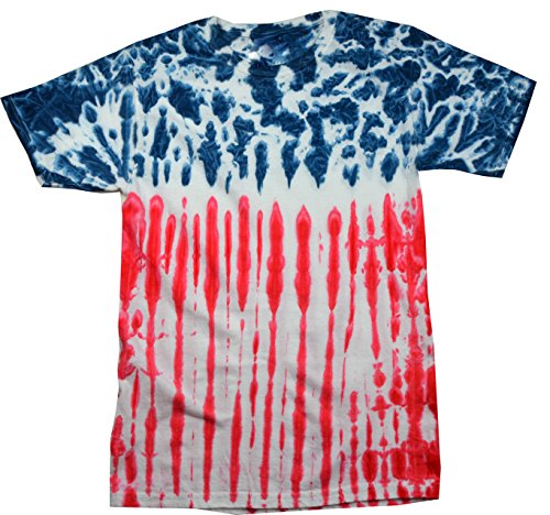 Colortone Patriotic Tie Dye T-Shirts Youth & Adult