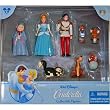Disney Cinderella Poseable Figure Figurine Set