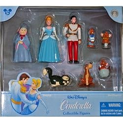 Disney Cinderella Poseable Figure Figurine Set