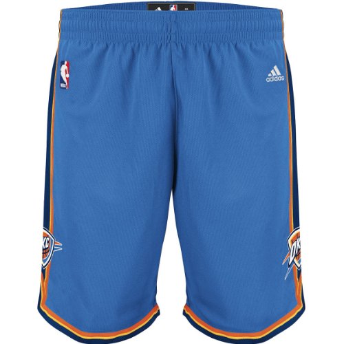Adidas Oklahoma City Thunder Youth (Sizes 8-20) Swingman Road Shorts Small