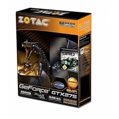 Zotac nVidia GeForce GTX 275 AMP! Grafikkarte (PCI-e, 896MB GDDR3 Speicher, HDTV / S-Video / Composite Out , 1 GPU)