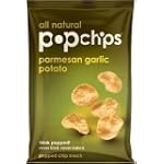 Popchips Parmesan Garlic Potato Chips, 3-Ounce Bags (Pack of 12)