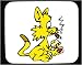 Mouse Pad with cigar, cat, animal, smoking, gambling Image