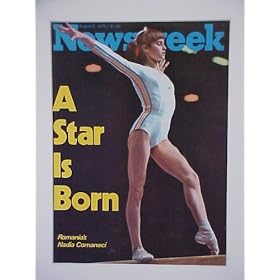 Nadia Comaneci A Star Is Born Olympics August 2 1976 Newsweek Magazine Matted 11 X 14 Inch Size Delivered Ready For Framing