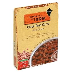 Kitchens Of India Ready To Eat Pindi Chana, Chick Pea Curry, 10-Ounce Boxes (Pack of 6)