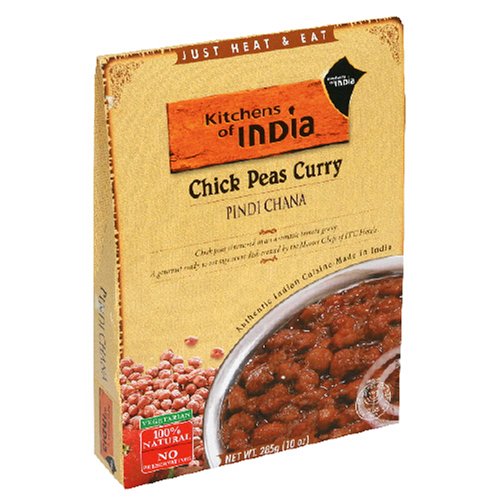 Kitchens Of India Ready To Eat Pindi Chana, Chick Pea Curry, 10-Ounce Boxes (Pack of 6)
