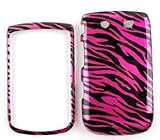 Blackberry Torch 9800 Transparent Design, Hot Pink Zebra Print Hard Case,Co ....