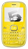 NGM Mito Quertyhandy (5 cm (2 Zoll) Display, Dual Sim, TriBand, WAP, MP3-Player, Bluetooth, FM-Radio, 3,3 Megapixel Kamera, MicroSD) gelb
