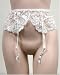 Venus 2 PACK $48 Ivory SEXY LACE GARTER BELT #3833 sz S M L