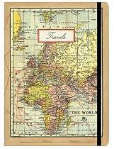 Travel Notebook - World Map