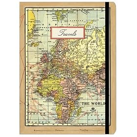 Travel Notebook - World Map
