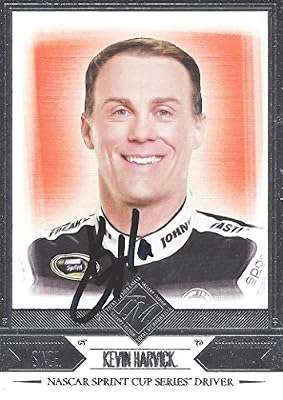 AUTOGRAPHED Kevin Harvick 2014 Press Pass Total Memorabilia (#4 Jimmy Johns Racing) Signed Collectible NASCAR Trading Card with COA
