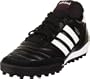 adidas Men's Mundial Team Soccer Shoe,Black/Run White/Red,10.5 M