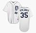 Justin Verlander Detroit Tigers Authentic Home Jersey, With #35 from Majestic Athletic