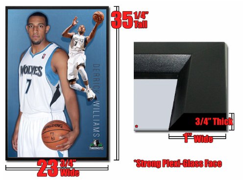 Framed Minnesota Timberwolves Derrick Williams 11 Poster 5502
