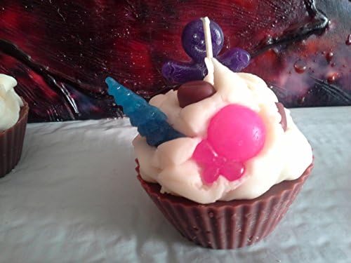 Soy Cupcake Candle - Chocolate Lovers Scented - Christmas Tree & Gingerbread Man