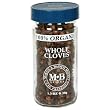 Morton & Bassett Organic Whole Cloves, 1.3-Ounce Jars (Pack of 3)
