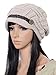 Leegoal Women Knit Snow Hat Winter Snowboarding Beanie Crochet Cap