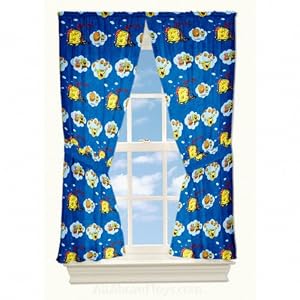 Click here to see all customer reviews now Spongebob Bed Bob Window Drapes
