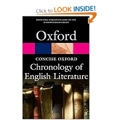 The Concise Oxford Chronology of English Literature (Oxford Paperback Reference)