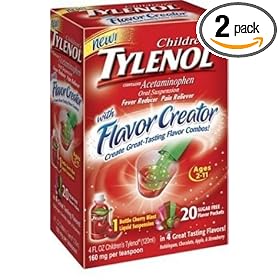 Childrens Tylenol Acetaminophen Flavor Creator - 4 oz. (Pack of 2)