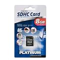 Platinum - Tarjeta de memoria microSDHC de 8 GB