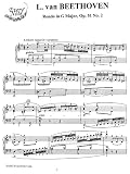 Beethoven Rondo in G Major, Op. 51 No. 2 for Piano: Instantly download and print sheet music