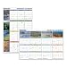 Write-On/Wipe-Off Seasons In Bloom Quarterly Wall Calendar, 36 x 24