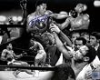 Joe Frazier Signed 16 X 20 Photo (Ali/Frazier I: Fight Of The Century Collage) - Boxing -
