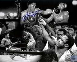 Joe Frazier Signed 16 X 20 Photo (Ali/Frazier I: Fight Of The Century Collage) - Boxing -