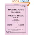 Maintenance Manual, Willys MB: TM 10-1513