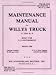 Maintenance Manual, Willys MB: TM 10-1513