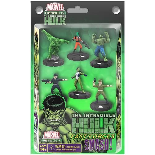  Marvel Heroclix The Incredible Hulk Fast Forces Deluxe Starter Game Includes 6 Figures