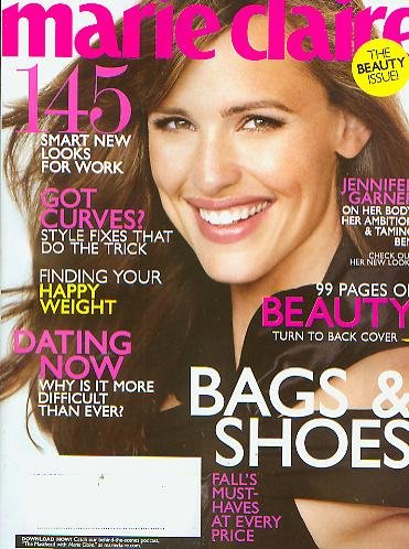 Marie Claire October 2007 - Jennifer Garner (Beauty Special, 145 Smart Looks, Bags & Shoes, Finding Your Happy Weight, Dating Now, Got Curves,, Vol 14 Issue 10)