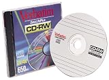 Verbatim 91663 CD-RW, 650 MB, 4X (Single with Jewel Case)