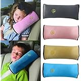 Valuetom&reg; Kids Headrest Neck Support Pillow Shoulder Pad For Car Seat Belts (Gray)