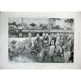 1896 Ashanti War King Prempeh Coomassie Submission Men