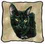 Bombay Cat Woven Lap Square (Throw Blanket)