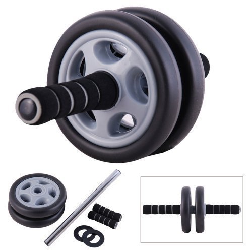 Maxstrength Exercise Wheel Ab Roller - Black/Grey, 25.5 cm Maxstrength Exercise Wheel Ab Roller - Black/Grey, 25.5 cm