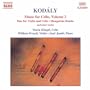 Kod�ly: Music for Cello, Volume 2