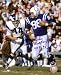 John Mackey Autographed/Hand Signed Baltimore Colts 8x10 Photo with HOF 92 Inscription