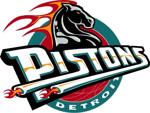 Detroit Pistons NBA Sticker Decal Auto Car Wall New