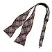DBA7C01-03 Certificate Family Checkered Self-tied Microfiber Bowtie By Dan Smith