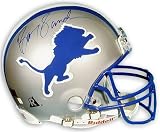 Barry Sanders Detroit Lions Signed Mini Helmet Lions - Authentic Celebrity Autographed