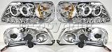 CLEAR HEADLIGHT ford F150 PICKUP 97-02 F250 LIGHT DUTY f-250 EXPEDITION head