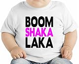 Boom Shaka Laka Slogan オーガニックベビーTシャツ 12 - 18 Months